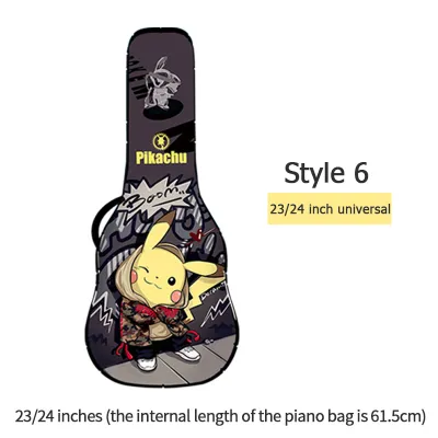 Ukulele Bag 23 inch 24 Inch Custom High-end PU Leather Storage Bag 15mm Pearl Cotton Waterproof Thickened Ukulele Bag Children Ukulele Accessories