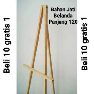 Standing Foto Kayu Bahan Jati Belanda Ukuran 120cm