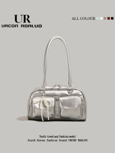 URCDN RDALVO | Silver Stylish and Versatile Womens Bowling Bag