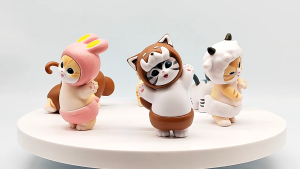 1PCS RANDOM FIGURE LITTLE CAT KAWAI / READY STOCK MEOWTASTIC ZOO BELLY DANCE / ANIMAL MINI FIGURE