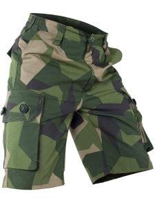 Swedish M90 Geometric Camouflage Summer Tactical Shorts MTP German Army British Military Version Fabric Military Fans Parka Shorts