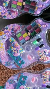 Timi Baby K-pop Kids Make up toys set washable pretend play Nail art DIY Beauty gift box for girls