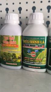 Phân Vi Lượng Nano Kẽm_Magie (Chai 500ml) - Giúp Xanh Xá Dày Lá Mập Lá Hạn Chế Vàng Lá_ Thối Rễ.