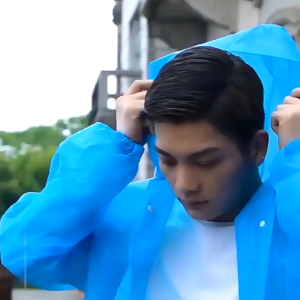 áo mưa pocket người lớn màu TRẮNG