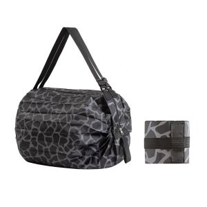 Foldable Shopping Bag Waterproof Travel Portable Storage Bag Beach Bag Supermarket Grocery Shopping Bag