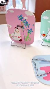 Cartoon Foldable Wall Mount Makeup Mirror