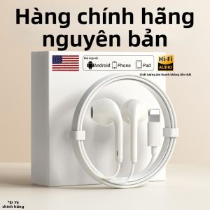 ERYE | Tai Nghe Có Dây Chất Lượng Cao Giảm Tiếng Ồn Tương Thích iPhone 12 13 14 15 16 Cổng Lightning Tai Nghe In-Ear Cho Android Phone Pad Âm Thanh Hi-Fi