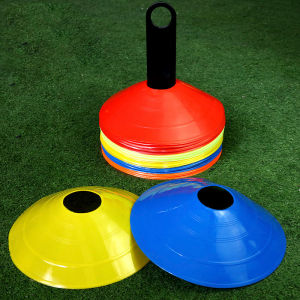 10pcs/set Soccer Disc Bucket Marker Sport Training Discs Cone Football Agility Training Flat Cone