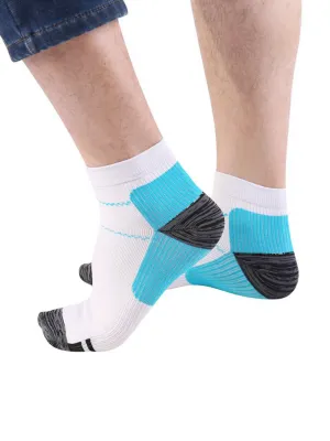 1Pairs Plantar Fasciitis Socks with Arch Support for Men & Women - Best Ankle Compression Socks for Foot and Heel Pain Relief -