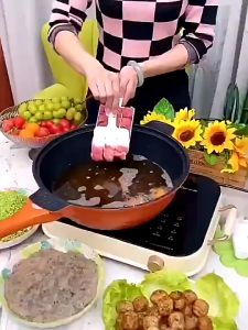 3-in-1 Rice Meat Dumplings Meatball and Fish Ball Maker Magic Kitchen Tool for Fried Meatballs and Shrimp Sliders