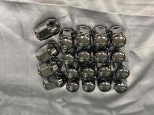 น๊อตเดิม น๊อตแท้ น็อตล้อ เบอร์19 เกลียว1.5 ชุบโครเมียม งานเหล็กแข็งแรงอย่างดี ทนทาน เงาสวย ไม่ลอก งานถอดจากล้อป้ายแดง 😘