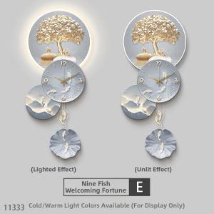 RUIBAHAO | Luxurious Decorative Wall Clock Home Decor