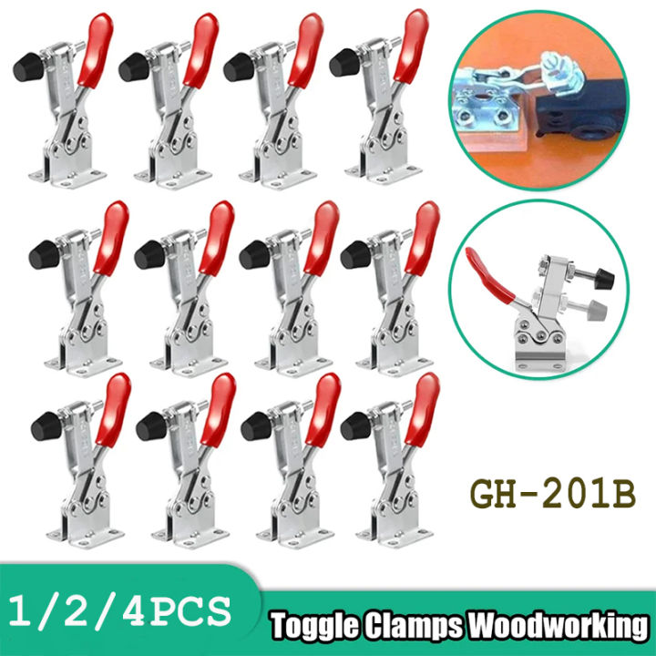 GH-201B Toggle Clamps Woodworking Heavy Duty Quick-Release Clamp Latch ...