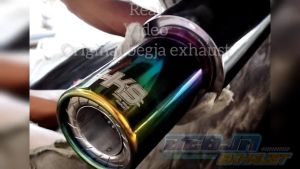 KNALPOT MOBIL RACING HKS ULIR BLUE FIRE SUARA BASS GAHAR UNIVERSAL MOBIL