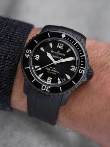 WANSHILI | Swatch x Blancpain Collaborative Rubber Watch Band with Foldable Clasp