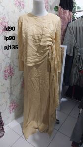 Dress long kuning