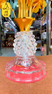 CẶP ĐÈN HOA SEN 5 BÔNG CAO 43CM HB