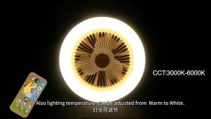 E27 Fan Light: A Multi-functional Remote Control Ceiling Lamp