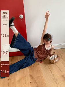 Deep Blue High Waist Straight Leg Jeans Womens Summer New Style Slimming Wide Leg Long Pants Comfortable Loose Fit Denim