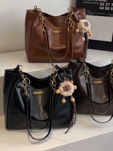 Túi xách nữ đeo vai túi tote da phong cách công sở tặng kèm gấu Thanhthushop68 018