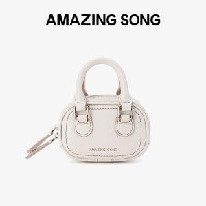Toaster Shape Mini Shoulder Bag Leather Crossbody Earphone Pouch