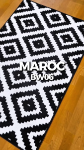 MAROC Karpet Lantai 210x300 BW06 Monokrom