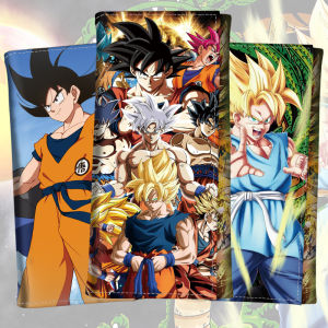 Túi Đựng Tiền Dragon Ball Anime Super Saiyan Two-dimensional Coin Purse Dài Và Ngắn Khóa Kéo Đa Năng Túi Đựng Thẻ
