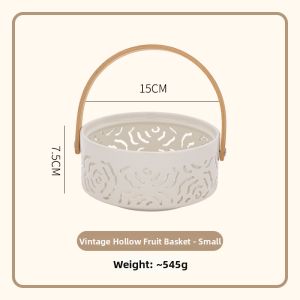 Vintage High-Quality Living Room Fruit Plate