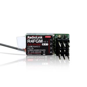 RadioLink RC4GS V3 5CH 5 Channel Transmitter Remote Controller R4FGM R6F R6FG V5.1 Gyro Receiver for RC Car Boat Vehicle Model