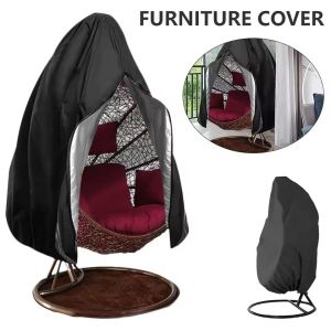 Waterproof Heavy Duty Patio Hanging Egg Chair Cover Single/Double Seat Cocoon Swing Chair Protector Garden Dust Cover
