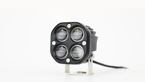 1X 3 Inch Led Spotlight Motorcycle 2 Colors 12V 24V Square Universal Car Fog Lamp Work Light Bar Driving Light 4x4 Offroad White Yellow Light