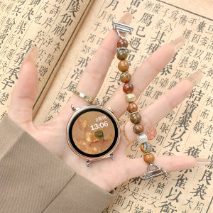 Uhada Fashion Gold Plated Saturn Beads Watch Band for Huawei GT4 GT5 GT3 GT6 Womens Style Creative Chinese Trend Honor Magic2