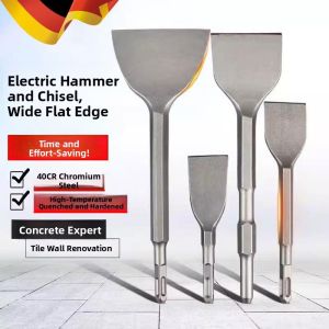 MONLEYTA | German Precision Electric Pickaxe Concrete Hammer Drill Bit Wall Skin Electric Hammer Flat Head Shovel Knife For Construction
