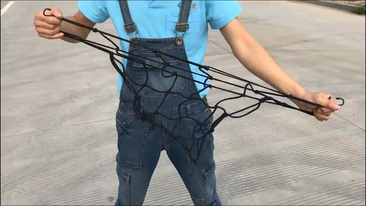 Motorcycle Cargo Net LUggage Rope General bungee loading network motorcycle helmet grid storage bungee luggage storage freight organization network