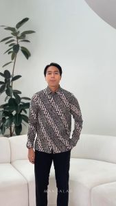 Bonadan - Mandalas Kemeja Batik Pria Premium Lengan Panjang