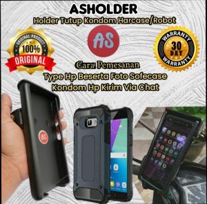 Holder hp motorAsholder tutup sofecase tebal