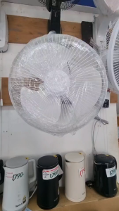 MIRA มิร่า พัดลมโคจร สีดำ ติดเพดาน 16 นิ้ว รุ่น M-168N สีขาว / สีดำ