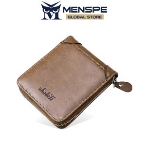 MENSPE Short Wallet Mens Retro Wallet Short Wallet Multi-Functional Wallet Soft PU Large Capacity Purse Multi-Card Position ID Credit Cards Holders Coin Pouch PU Leather Coin Bag Business Wallets