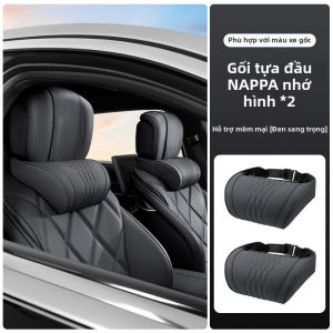 YORLELIE | Gối Hỗ Trợ Đuôi Cột Sống & Gối Đèn Siêu Nhớ Hình Cho Ô Tô