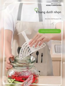 Thiết Bị Ép Rau Củ Quả Làm Rượu Kim Cương Hiện Đại Tối Giản Dùng Trong Nhà Bếp Hũ Đựng Thực Phẩm Nhựa Hình Tròn