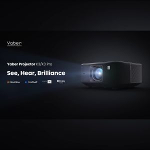 Yaber Entertainment Projector K3 Pro Auto Focus 1080P 1600 ANSI Lumens with JBL Sound Dolby Audio NFC Screen Cast and CoolSwift | Yaber PH