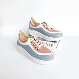 Sepatu wanita wedges ONE LOVE model tali warna kombinasi terbaru sol ringan empuk dan bergaransi