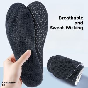 LINGMIAO | Breathable Absorbent Anti-Odor Mens Thin Insoles