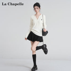 La Chapelle | Soft V-neck Design Knitwear