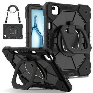 Armor Stand Shockproof Tablet Case For iPad Air 5 Air 6 A16 11th M3 Pro 11 12.9 13 10 Gen 10.5 10.2 9th 8th 6th 5th 9.7 Mini 7 6