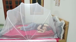 Mùng Xếp Bán Nguyệt Kinh Bắc Cao Cấp (Hàng Việt Nam) Đủ Size Đủ Màu