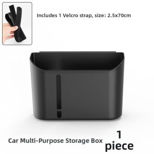 Car Rear Seat Storage Box Multi-Functional Vehicle Storage Box Water Cup Holder Tissue Paper Trash Can for Automobiles