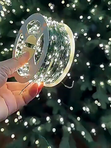 500 LED Firecracker Lights 50M Christmas Tree Decoration Copper Wire String Lights Centipede Christmas Lights