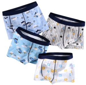 Kidz Express 1-13Y Cotton Underwear Boxer shorts Briefs Trendy Underpants Soft & Comfy High quality Clothing For Boys