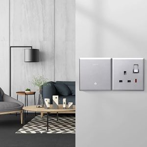 ผลิตภัณฑ์บ้านแผ่นดินส์สวิตช์ซ็อกเก็ต 1/2/3/4 Gang 1/2 วิธีสวิตช์ไฟ ซ็อกเก็ตผนังสำหรับไทย แฟชั่นไฟฟ้าบ้านสวิทช์ซ็อกเก็ตแผ่นดินส์ ซ็อกเก็ตผนังพร้อมอินเทอร์เฟซ 2.1AUSB คู่ สวิตช์ไฟบ้านทันสมัย ปลั๊กไฟสำหรับบ้าน สวิตช์ไฟบ้าน ม